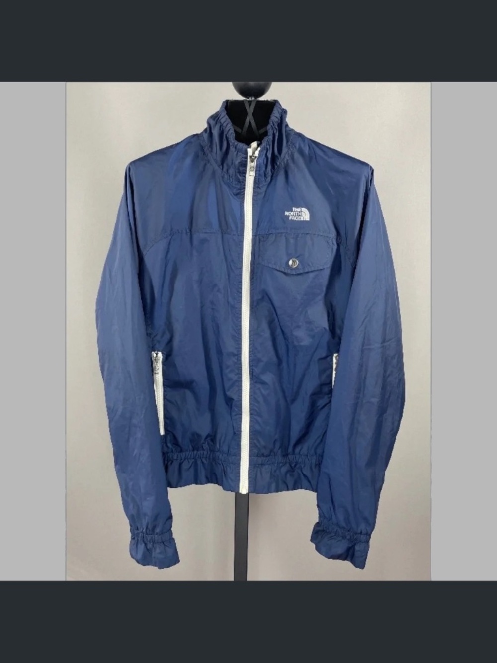 The North Face Jacket Womens Medium blue peplum ruffle outdoor coquette casual